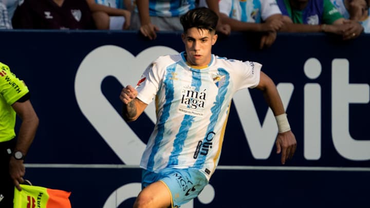 Antonio Cordero, of Malaga CF, seen in action during the...