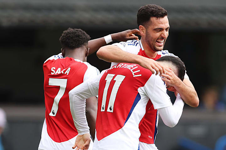 Gabriel Martinelli, Bukayo Saka, Mikel Merino