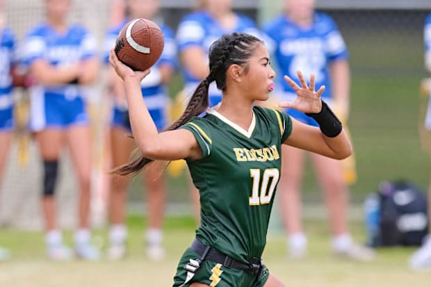  Edison vs. Santa Margarita in California Varsity high school girls football showdown- Sep. 16, 2025