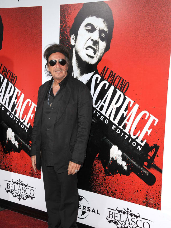 Al Pacino at "Scarface" Blu-Ray DVD release party.