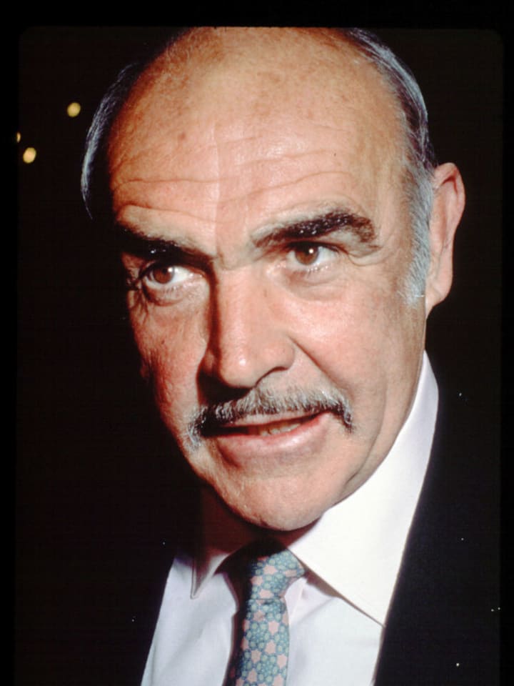 Sean Connery is pictured