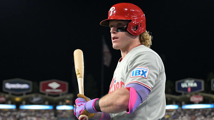Philadelphia Phillies center fielder Harrison Bader has been red-hot for his new team since joining them at the deadline.