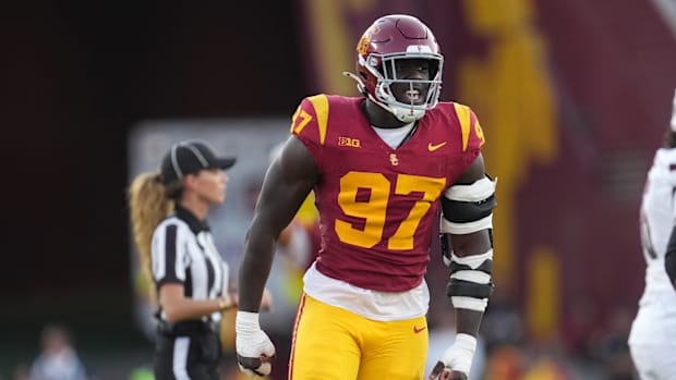 USC Trojans’ Defensive Line Jamaal Jarrett Newfound Fame THICC SIX Transfer Portal Big Ten Lincoln Riley Purdue D'Anton Lynn