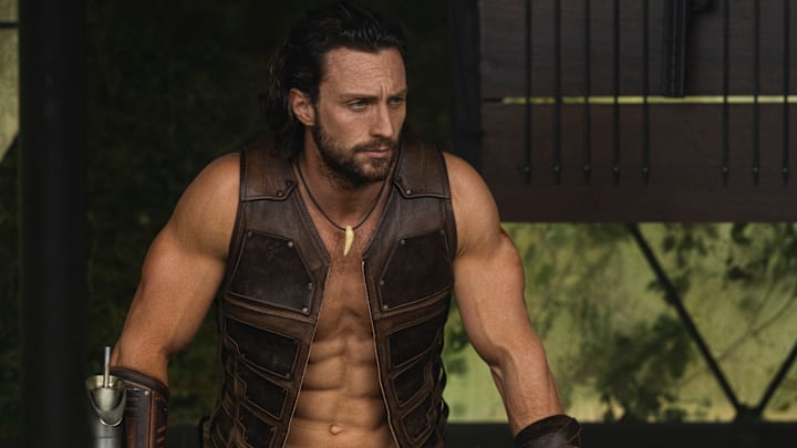 Aaron Taylor Johnson in Columbia Pictures and Marvel KRAVEN THE HUNTER