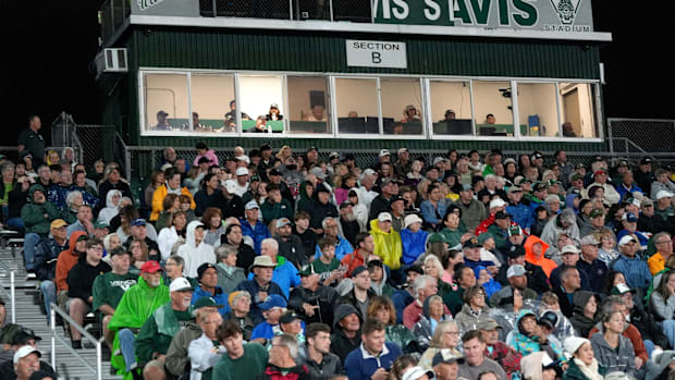 Venice celebrated a huge win 55-26 over the West Orange Warriors, winning the Class 7A-Region 2 Final, at Powell-Davis Stadiu