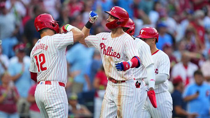 Philadelphia Phillies shortstop Trea Turner hit a grand slam against the Dodgers on Tuesday