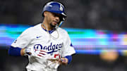 Mookie Betts no ha tenido una buena postemporada con el madero
