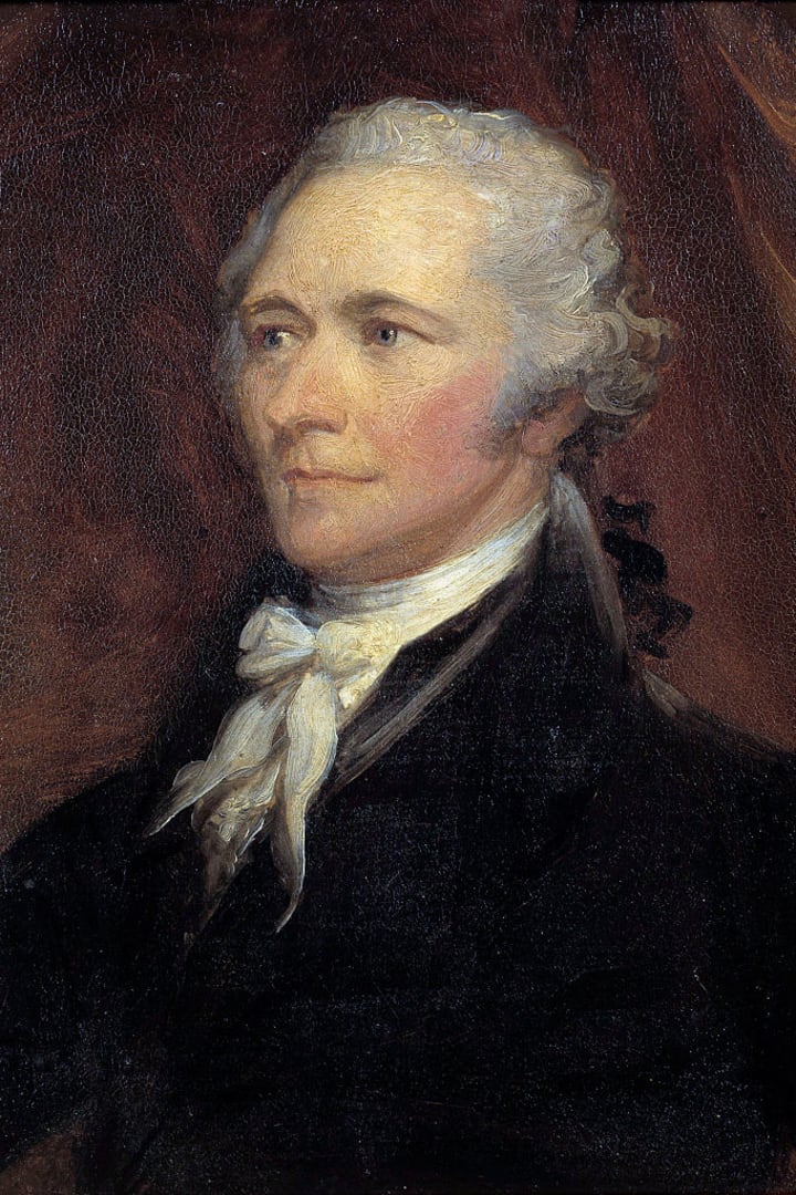 Portrait of Alexander Hamilton by George Healy