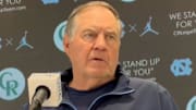 UNC football head coach Bill Belichick had a blunt response to prior rumors regarding his commitment to the program.