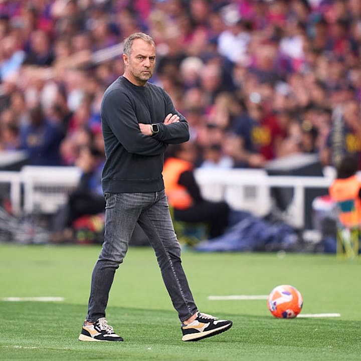 Hansi Flick, técnico do Barcelona