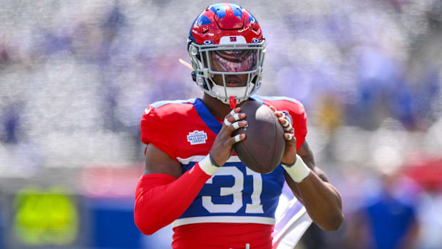 New York Giants safety Tyler Nubin 