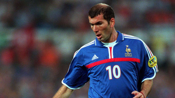  Zinédine Zidane na final da Euro 2000