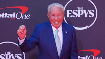 Lee Corso on the red carpet before the ESPYS at The Dolby Theatre. 