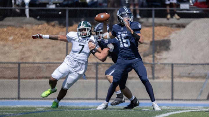 Marin Catholic vs. Manteca in California Varsity high school football showdown- Sep. 16, 2025