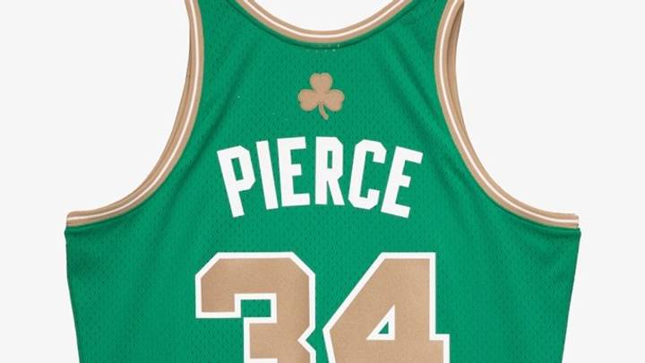 Paul Pierce's 2007-08 Boston Celtics jersey is marked down online.