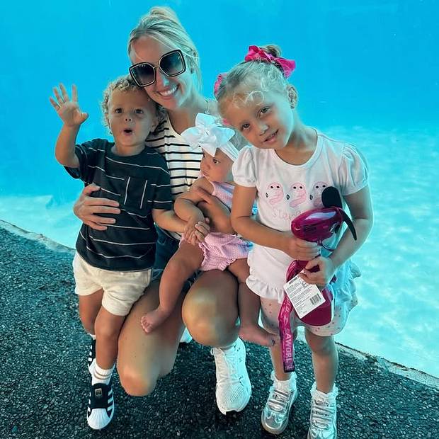 Brittany Mahomes and kids