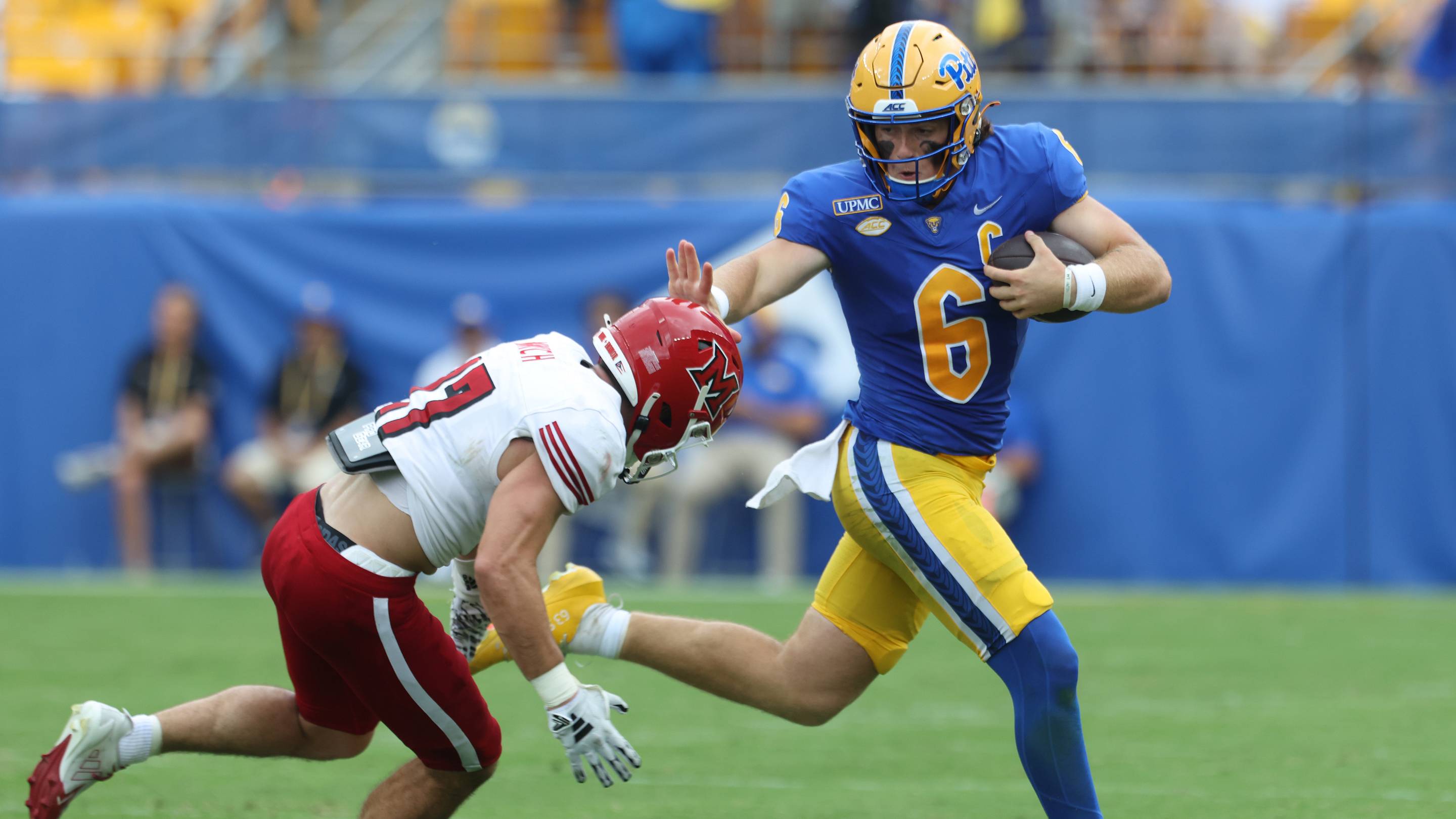 Pitt QB Mason Heintschel Ties School Record in Season Opener