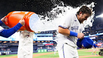Los Angeles Angels v Toronto Blue Jays