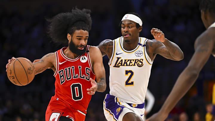 Chicago Bulls guard Coby White is a great prop target tonight. Chicago Bulls guard Coby White is a great prop target tonight.