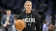 Indiana Pacers assistant coach Jenny Boucek 