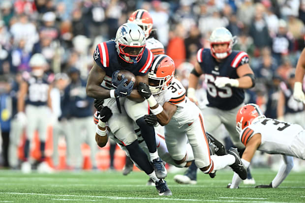 New England Patriots running back Terrell Jennings