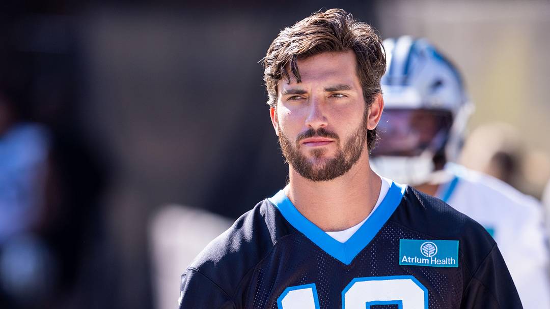 Jack Plummer QB Carolina Panthers. Mandatory Credit: Scott Kinser-Imagn Images
