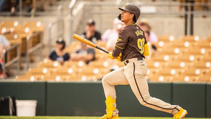 San Diego Padres catcher Ethan Salas