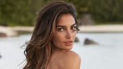 Lily Aldridge was photographed by James Macari in the Cook Islands.