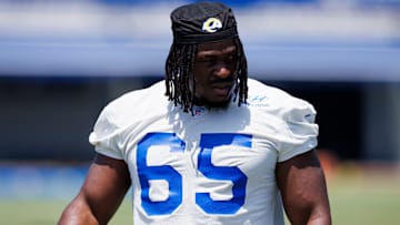 Los Angeles Rams OTA Offseason Workout, DT David Olajiga