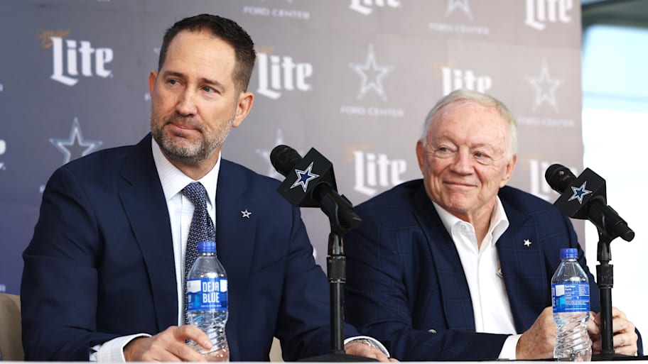 Jerry Jones and Brian Schottenheimer