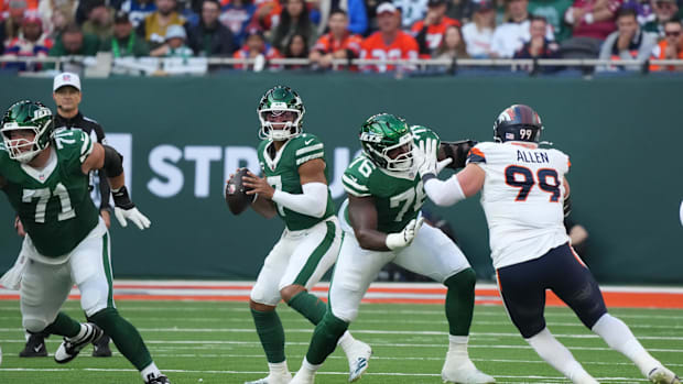 New York Jets quarterback Justin Field