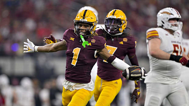 Arizona State Sun Devils Defensive Back Keith Abney II 