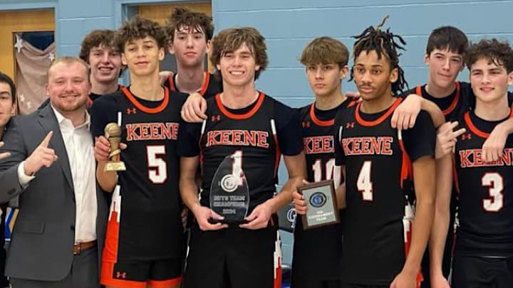 Keene is No. 3 in this week's Top 10 New Hampshire Boys Basketball State Rankings.