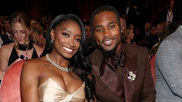 Simone Biles and Jonathan Owens