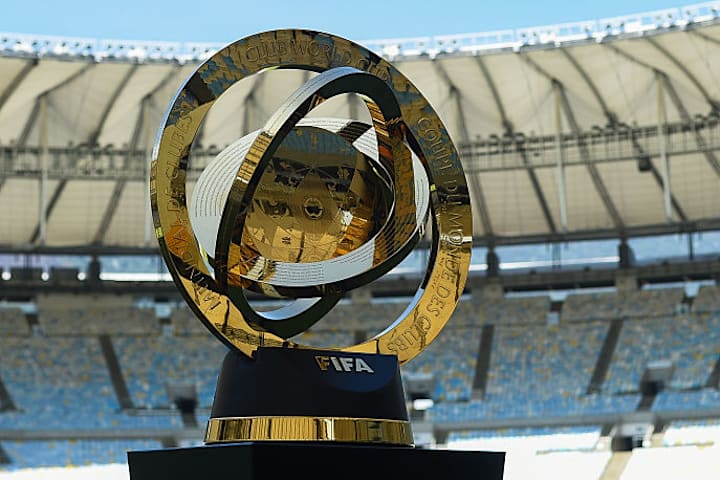 FIFA Club World Cup trophy in Rio de Janeiro