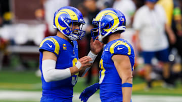 Los Angeles Rams quarterback Matthew Stafford and wide receiver Cooper Kupp