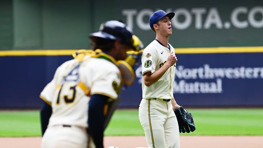 Milwaukee Brewers starting pitcher Jacob Misiorowski has been named an All-Star. | Benny Sieu-Imagn Images