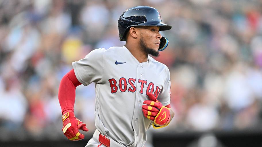 Boston Red Sox center fielder Ceddanne Rafaela