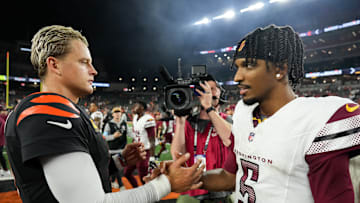 Joe Burrow and Jayden Daniels