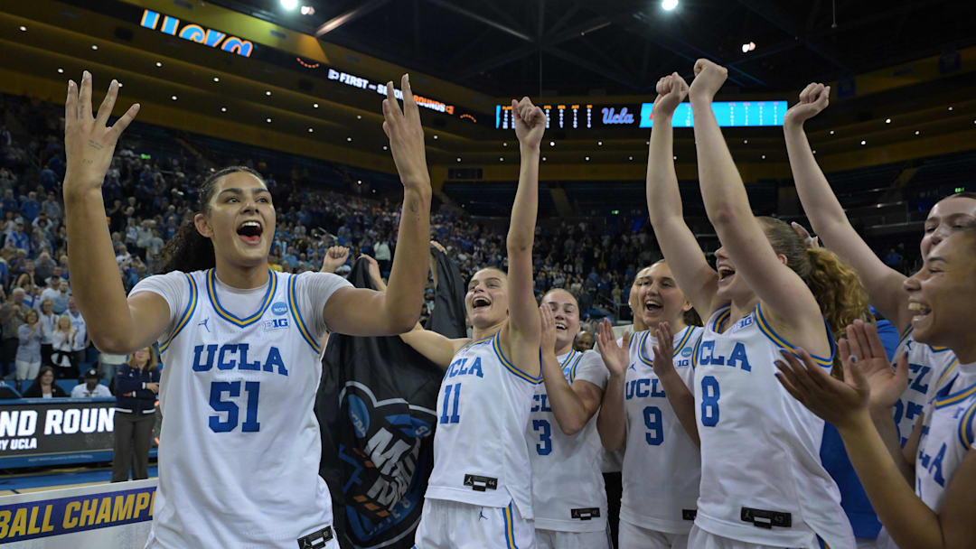 UCLA Bruins center Lauren Betts (51) 