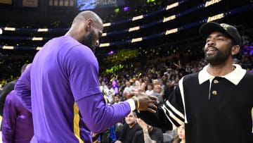 Celebrities At The Los Angeles Lakers Game
