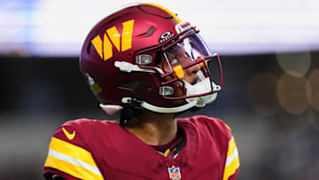 Washington Commanders quarterback Jayden Daniels