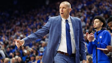 Kentucky Wildcats head coach Mark Pope