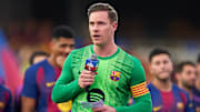 Marc-André ter Stegen has been replaced by Barcelona.
