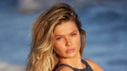 Ellie Thumann was photographed by Derek Kettela in Puerto Rico. Swimsuit by OYE Swimwear.