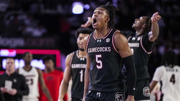 South Carolina basketball guard Meechie Johnson