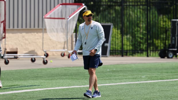 West Virginia University head coach Neal Brown.