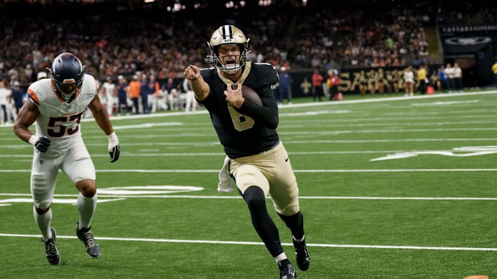New Orleans Saints quarterback Tyler Shough