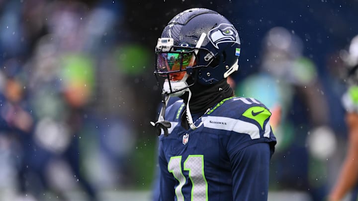 Jaxon Smith-Njigba led the Seattle Seahawks in receptions (100), receiving yards (1,130) and receiving touchdowns (six) during the 2024 season. Jaxon Smith-Njigba led the Seattle Seahawks in receptions (100), receiving yards (1,130) and receiving touchdowns (six) during the 2024 season.