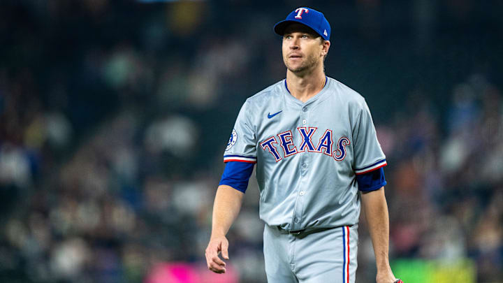deGrom returned to the mound in September after undergoing Tommy John surgery in 2023. deGrom returned to the mound in September after undergoing Tommy John surgery in 2023.